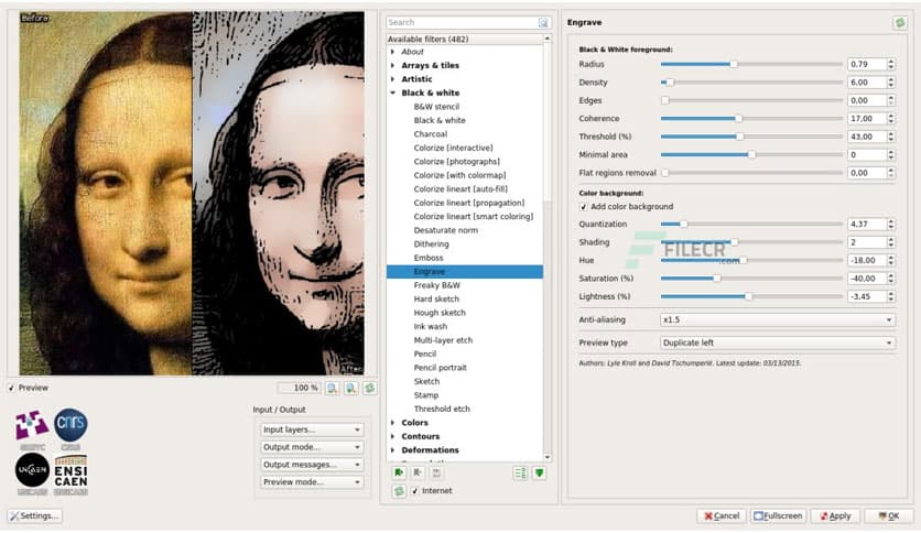 G’MIC-Qt 3.5.2 for GIMP