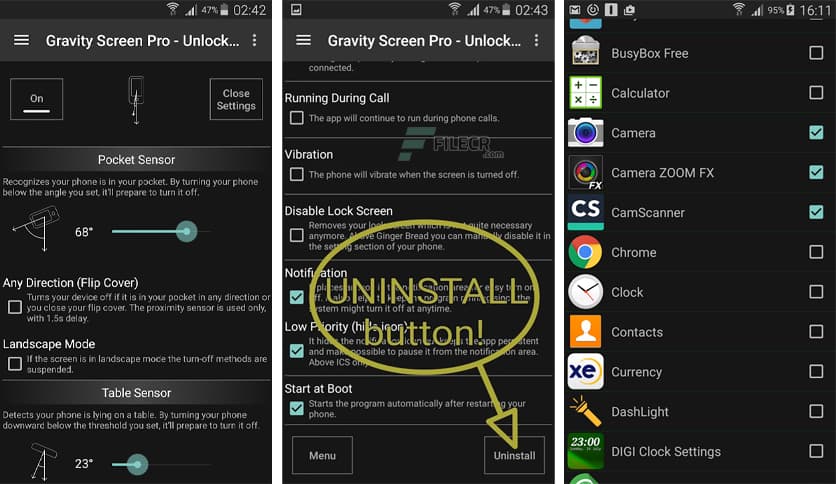 Gravity Screen – On/Off v3.32.0.0