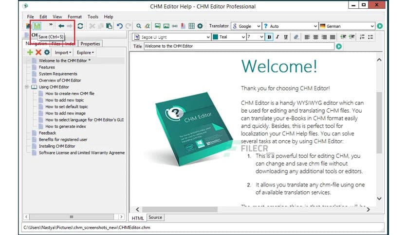 GridinSoft CHM Editor 3.2.0