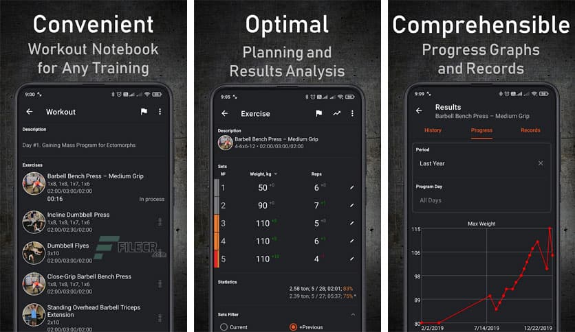 GymUp PRO – workout notebook 11.22