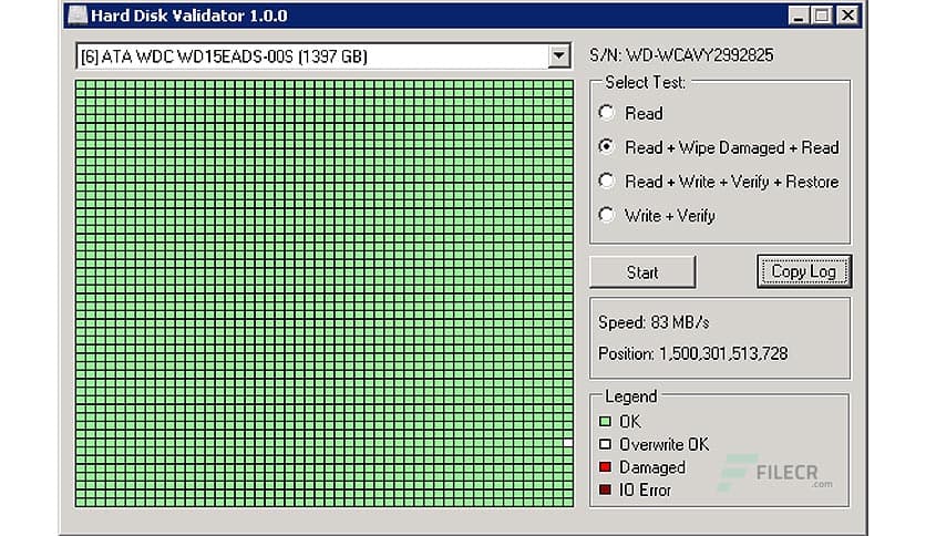 Hard Disk Validator 1.1.2