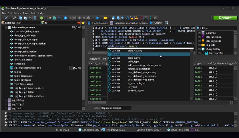 HeidiSQL 12.3.0.6589