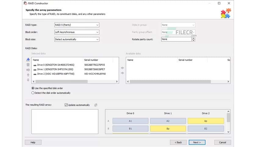 Hetman RAID Recovery 2.8