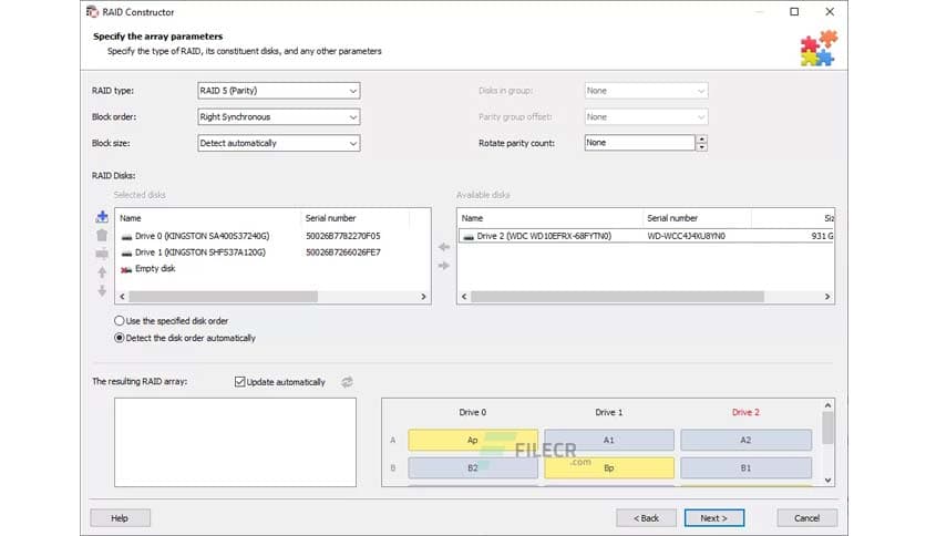 Hetman RAID Recovery 2.8