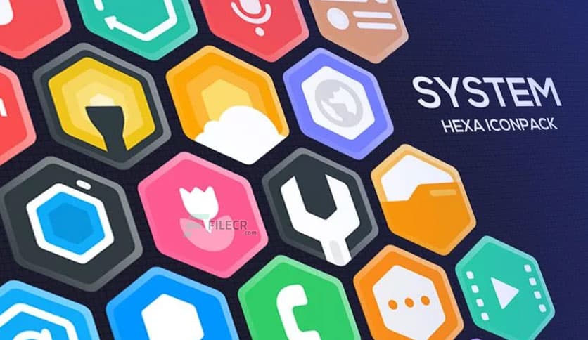 Hexa Icon Pack – Hexagonal v4.3