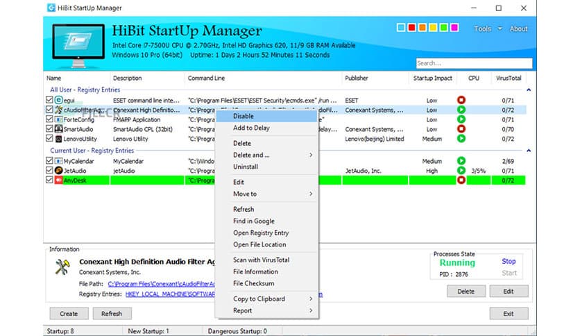 HiBit Startup Manager 2.6.10.100