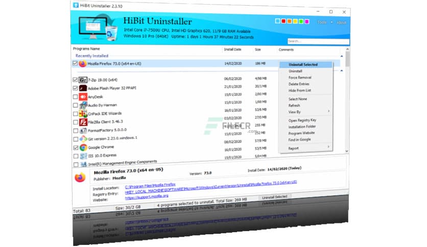 HiBit System Information 2.1.30
