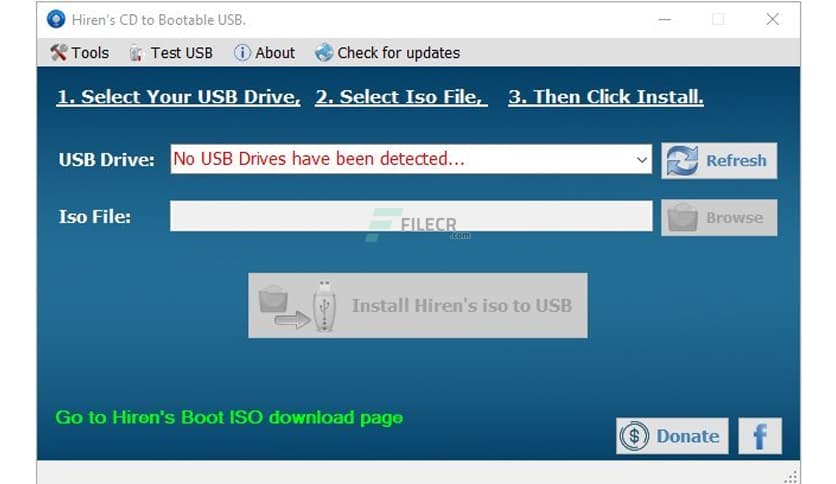 Hiren’s CD To Bootable USB 2.3.4.0