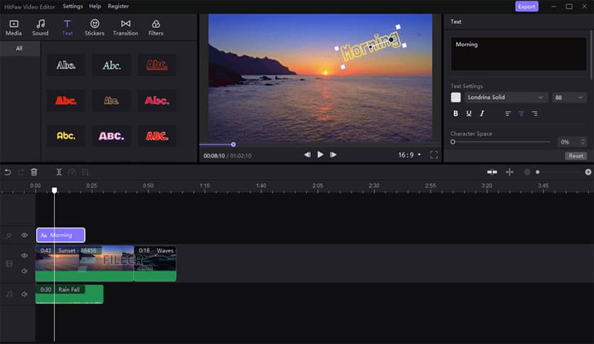HitPaw Video Editor 1.7.1.0