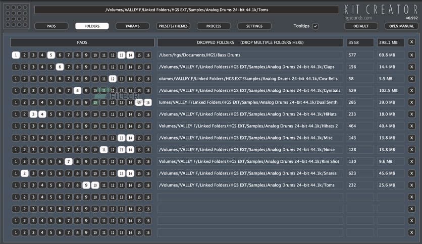 Homegrown Sounds Kit Creator 0.992