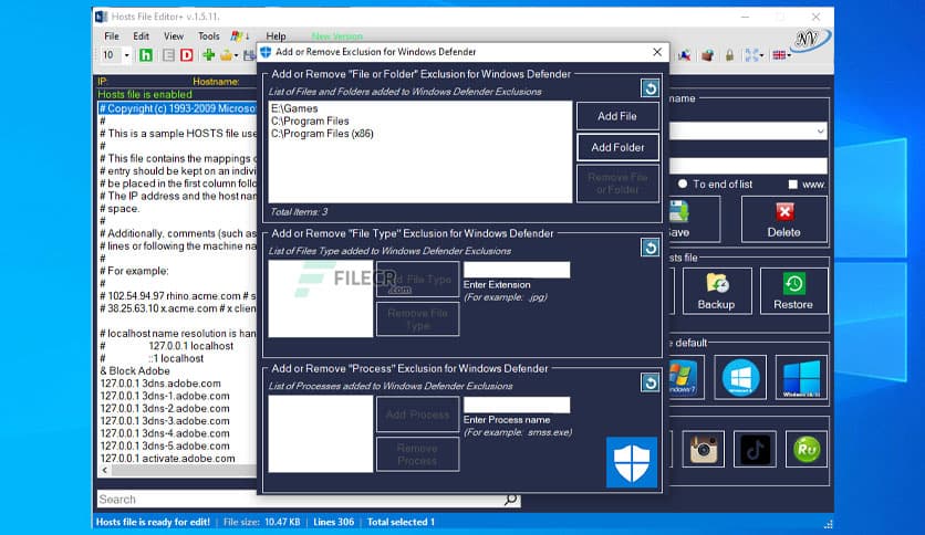 Hosts File Editor+ 1.5.16
