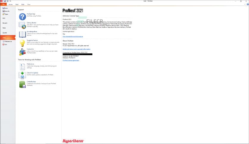Hypertherm ProNest 2021 v14.0.2.7521