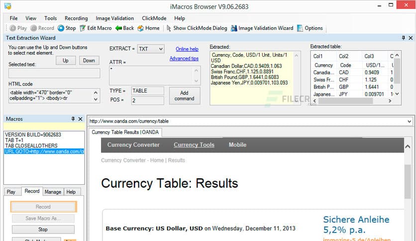 iMacros Enterprise Edition 12.6.505.4525