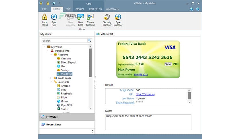 iliumsoft eWallet 8.12.1.38089