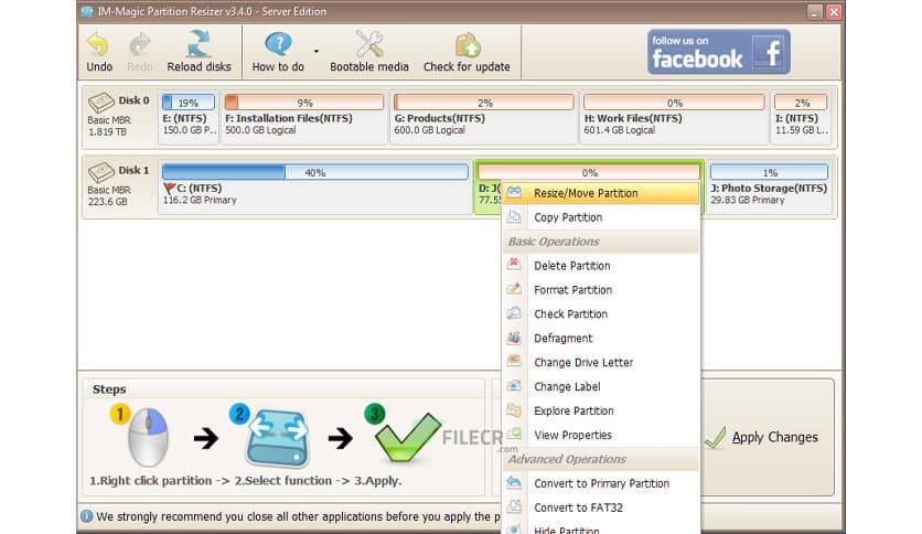 IM-Magic Partition Resizer 7.5.1