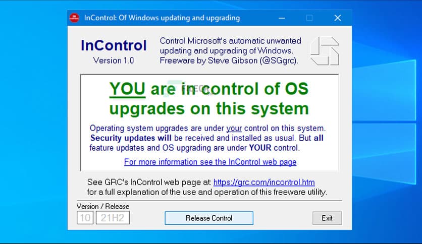 Gibson Research InControl