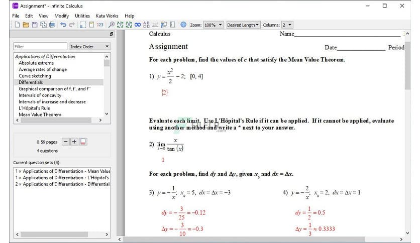 Infinite Calculus 2.61.03