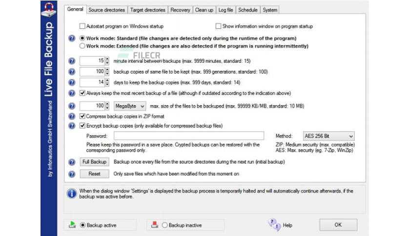 Infonautics Live File Backup 2.45