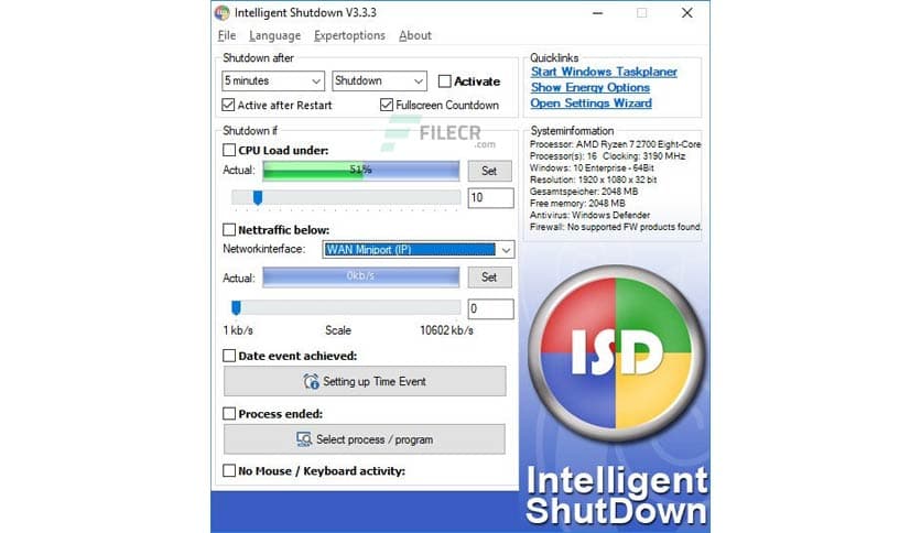 Intelligent Shutdown 3.3.3