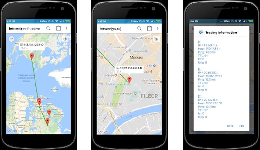 Intrace – Visual Traceroute 4.0.3