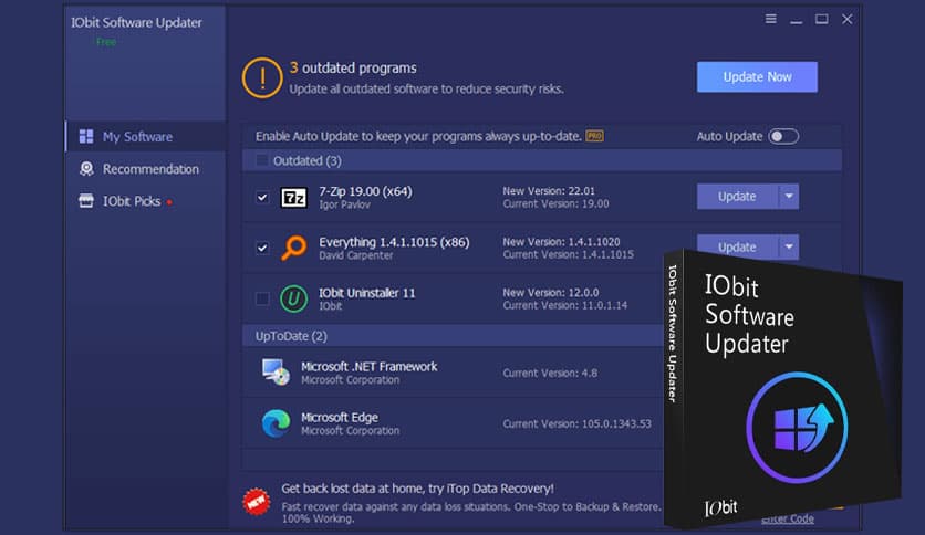 IObit Software Updater Free 8.3.0.12