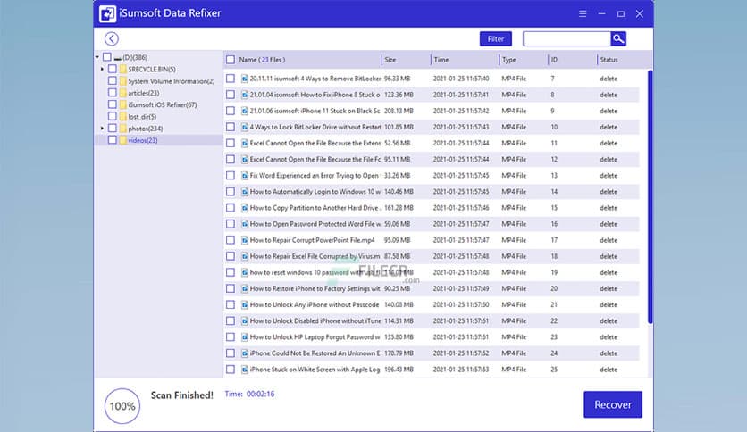iSumsoft Data Refixer 3.0.1.8