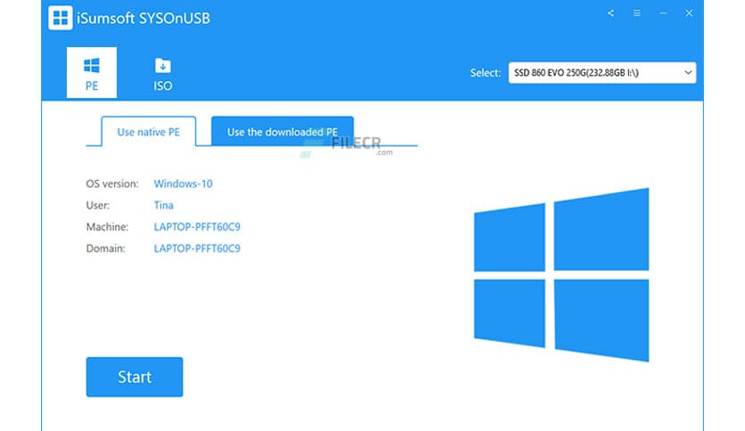 iSumsoft SYSOnUSB 3.0.8.5