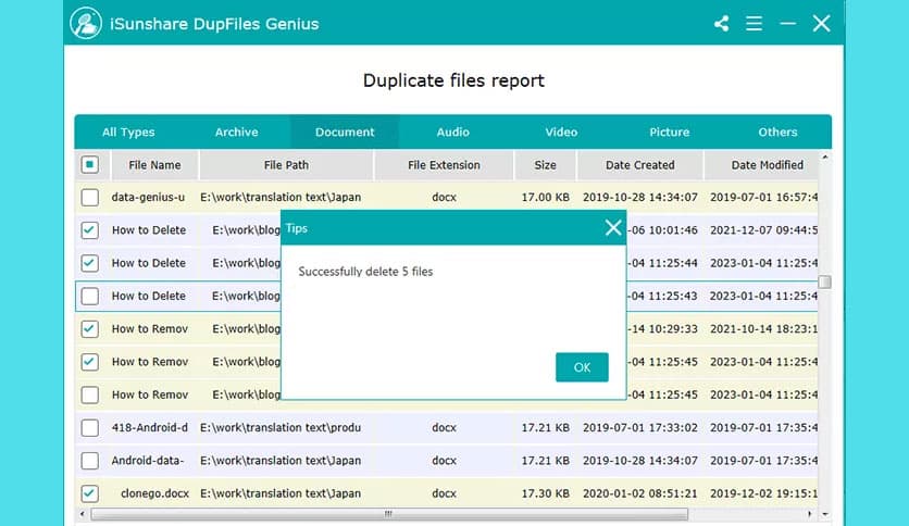 iSunshare DupFiles Genius 3.1.2.3