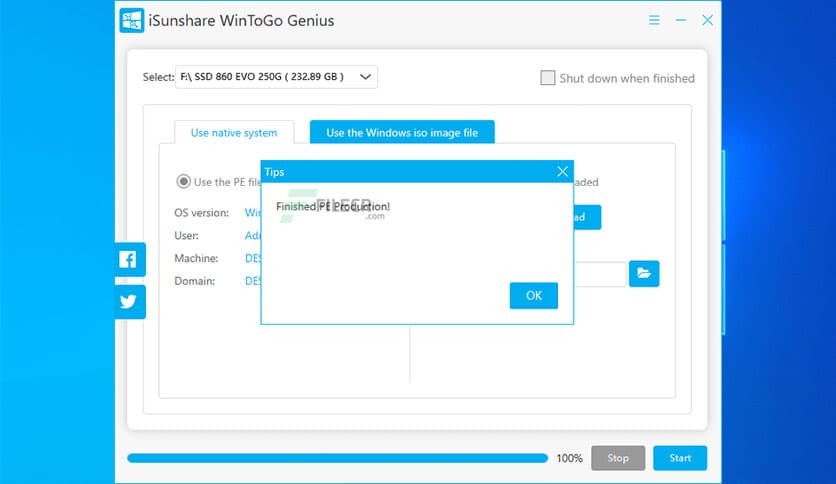 iSunshare WinToGo Genius 3.1.7.4