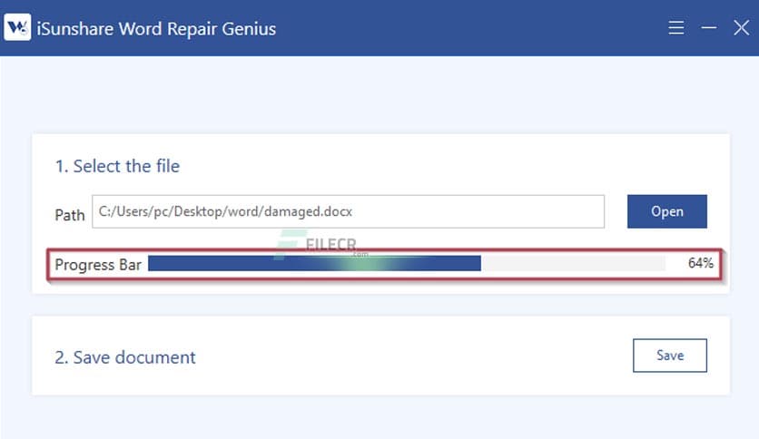 iSunshare Word Repair Genius 3.0.2.2