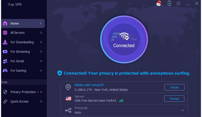 iTop VPN Free 7.2.0.6796