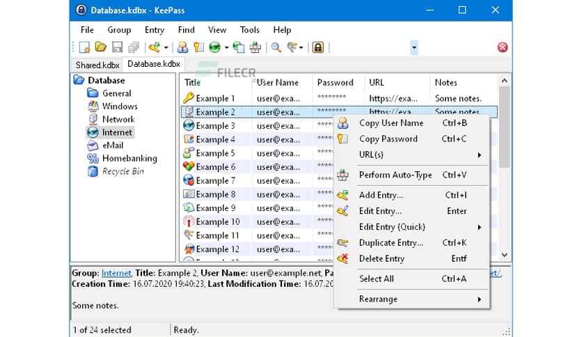 KeePass Classic Edition 2.57