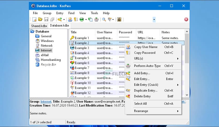 KeePass Password Safe 2.60