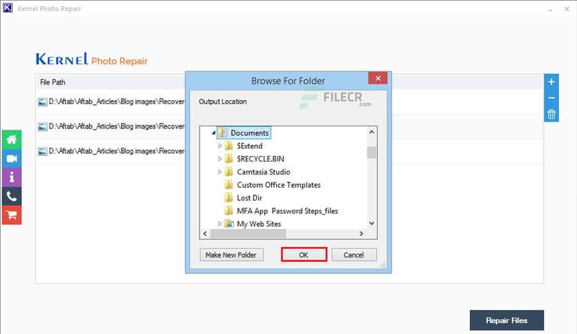 Kernel Photo Repair 20.9