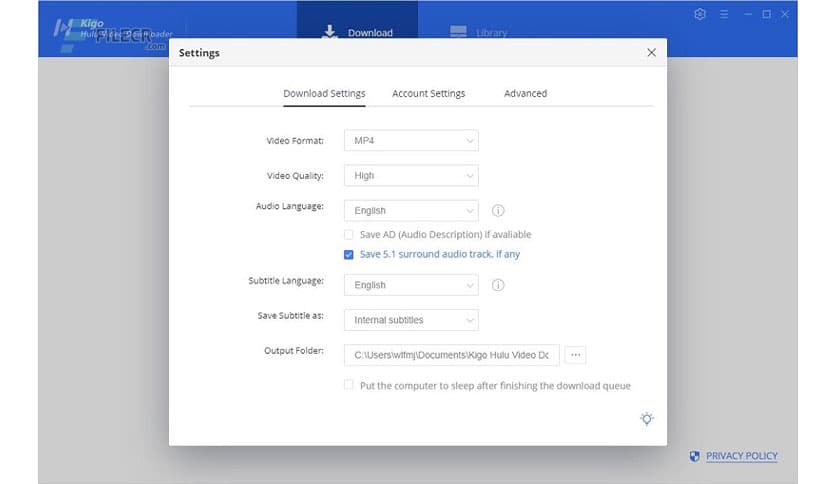 Kigo Hulu Video Downloader 1.2.3
