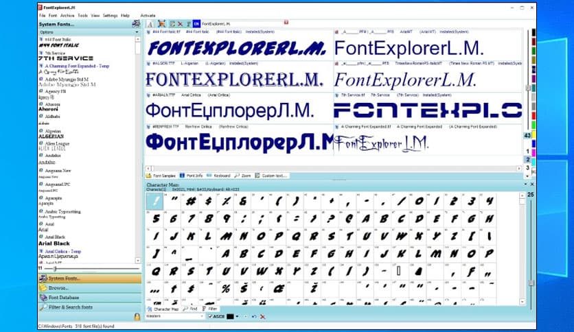 Lanmisoft FontExplorerL.M 7.0.1.64