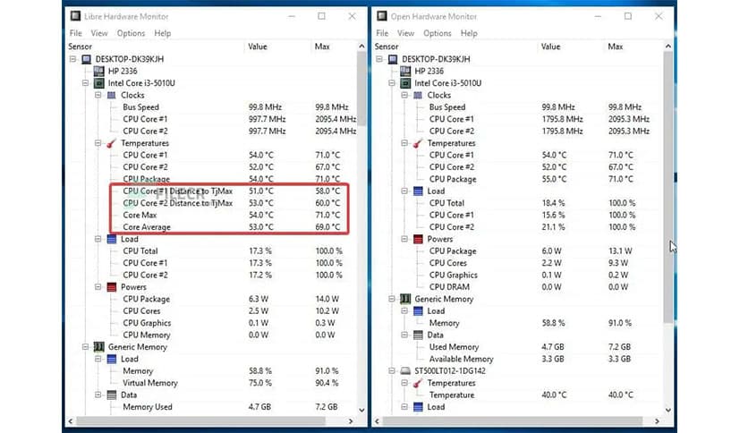 Libre Hardware Monitor 0.9.5