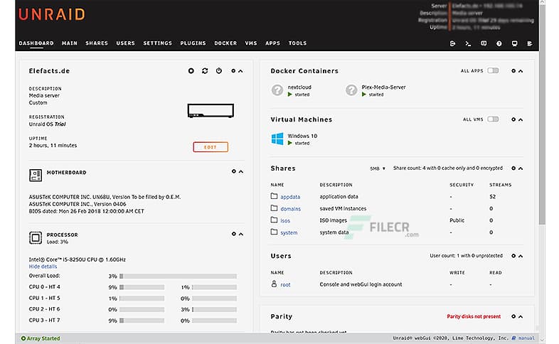 Lime Technology Unraid OS Pro 6.11.5