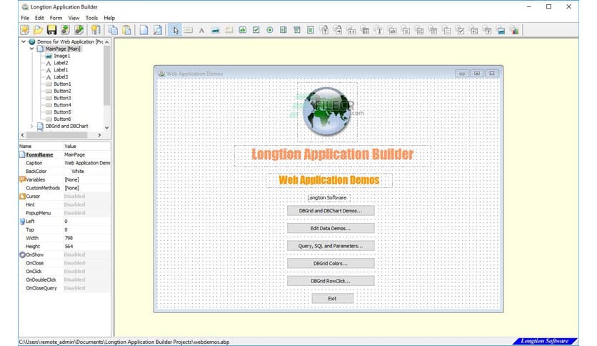 Longtion Application Builder 5.29.0.760