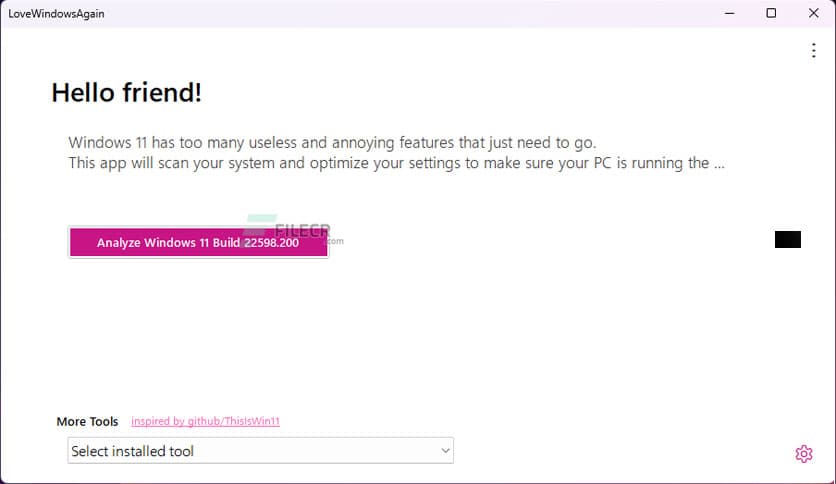 LoveWindowsAgain 0.21.0