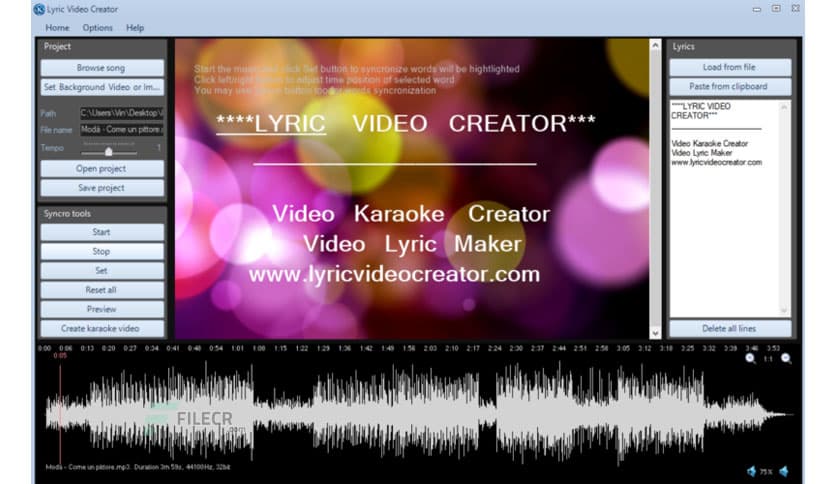 Lyric Video Creator Professional 6.5.0