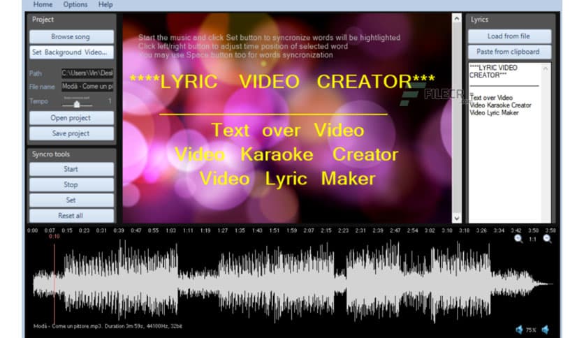 Lyric Video Creator Professional 6.5.0