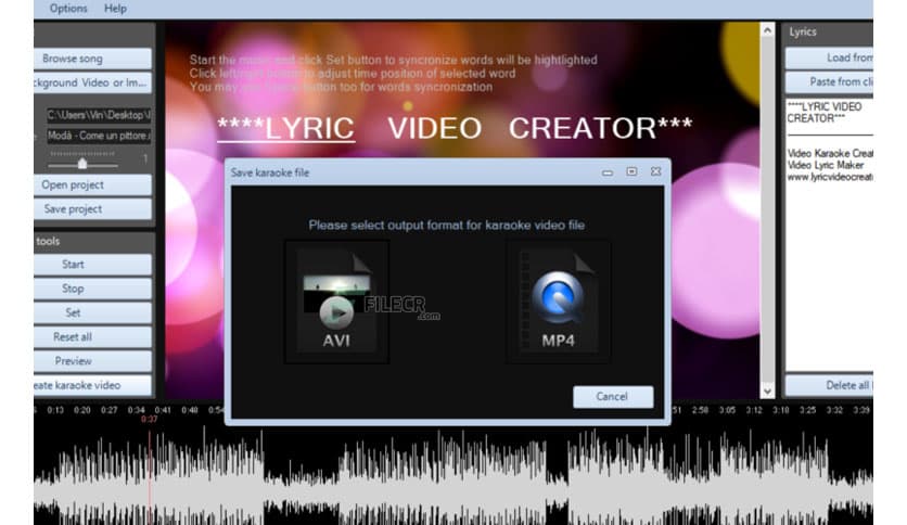 Lyric Video Creator Professional 6.5.0