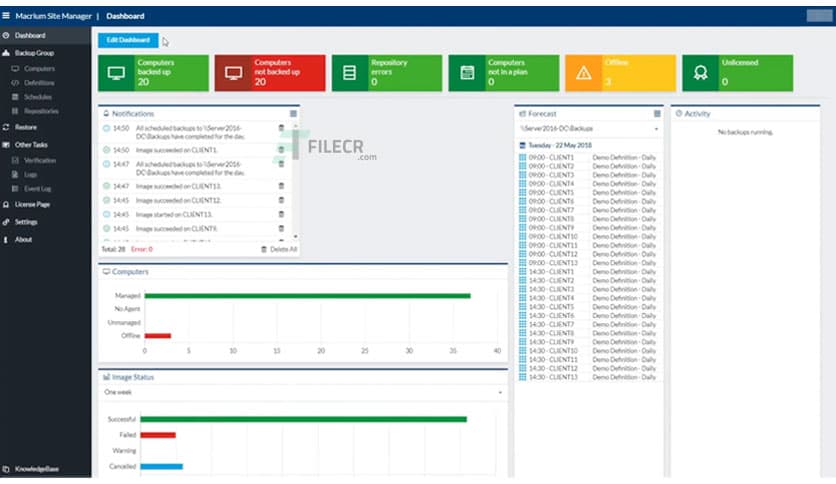 Macrium Site Manager 8.1.8602