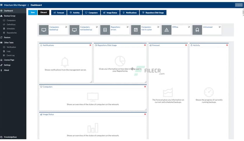 Macrium Site Manager 8.1.8602