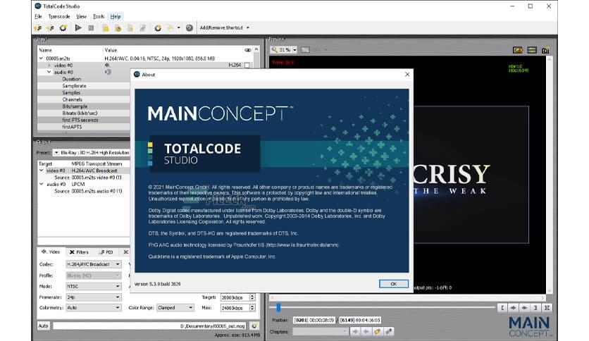 MainConcept TotalCode Studio v5.3.0