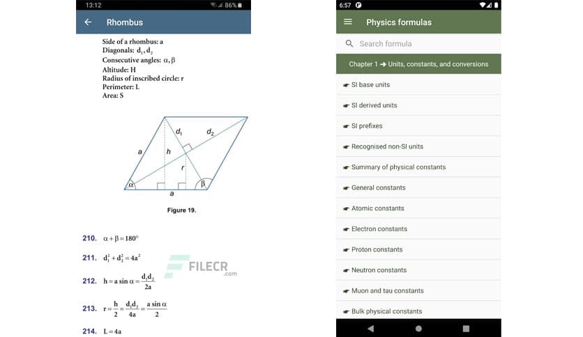 Math Physics Pro – All formulas v1.1