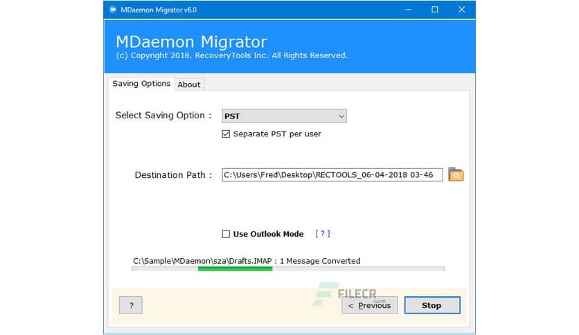 RecoveryTools MDaemon Migrator 11.2