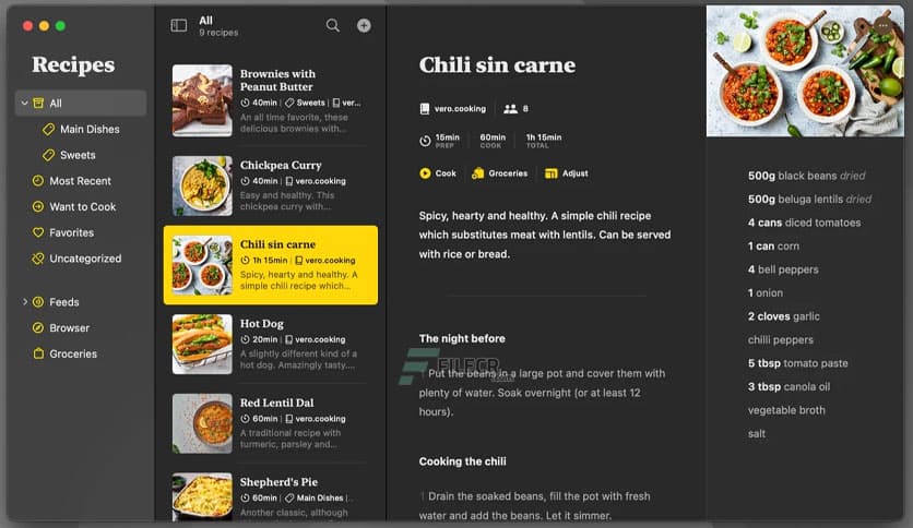 Mela – Recipe Manager 1.6.3