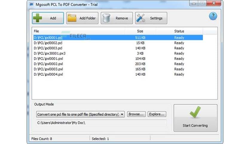 Mgosoft PCL To PDF Converter 12.7.0